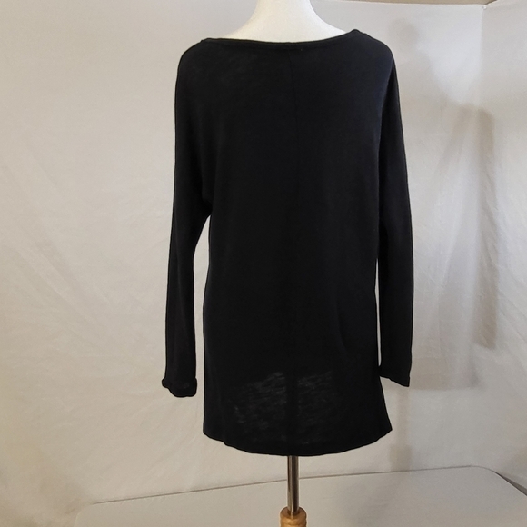 Women's Pull&Bear sweater small pre-owned used great blue patterned aztec - Picture 8 of 8